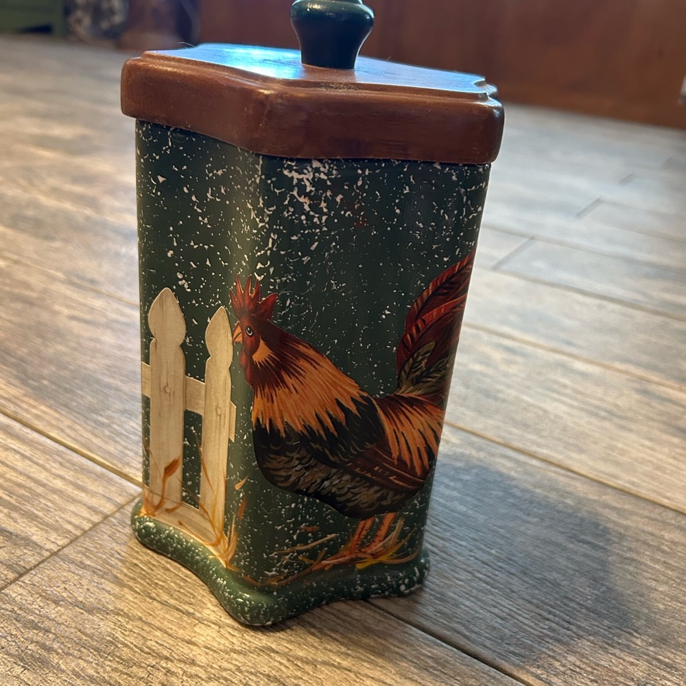 Farmhouse Rooster Canister